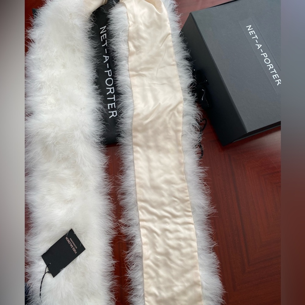 YVES SALOMON Turkey feather